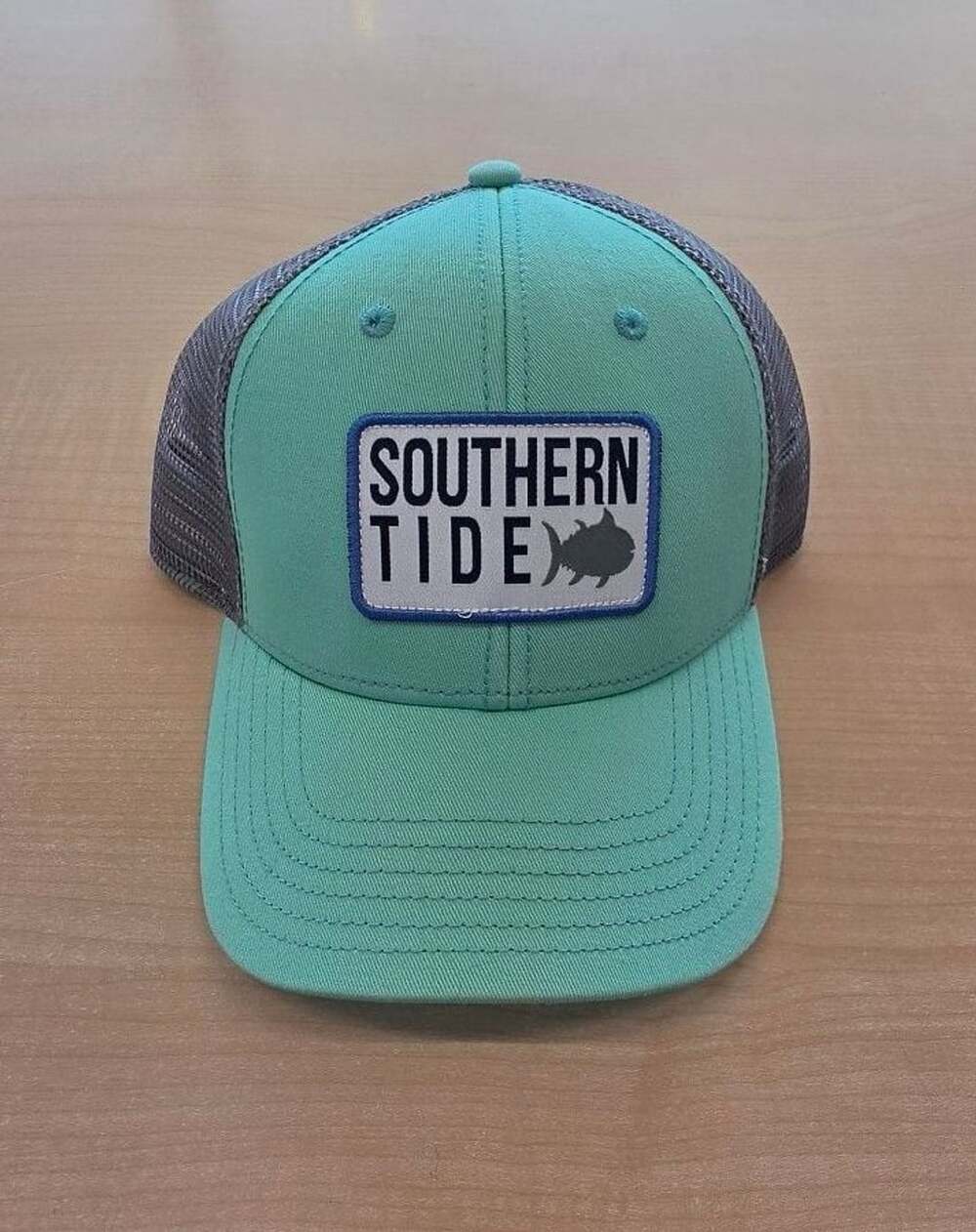 Southern Tide Trucker Hat One Size Mint Green Mesh Snapback